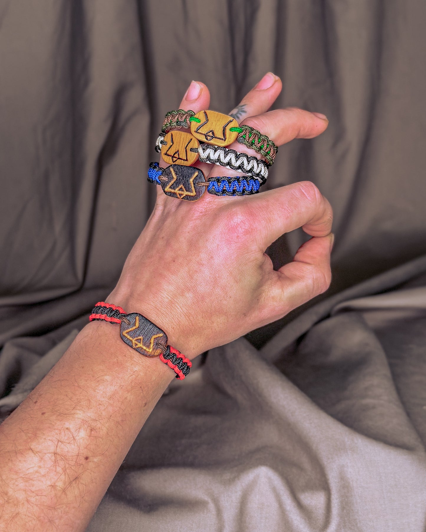 Rizikos Vikingų runų apyrankė