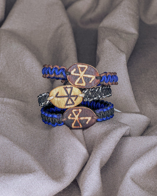 Dvasinio augimo Vikingu runų apyrankė