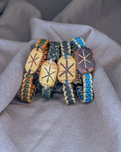 Stiprybės Vikingų runų apyrankė