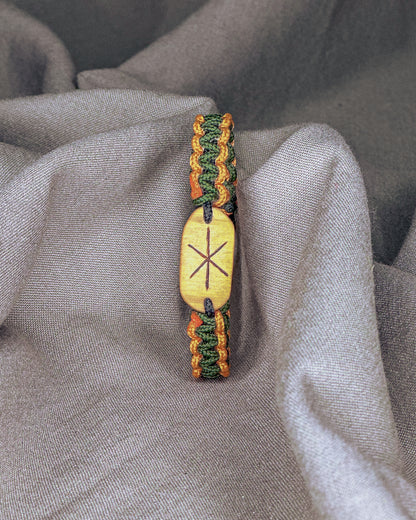 Stiprybės Vikingų runų apyrankė