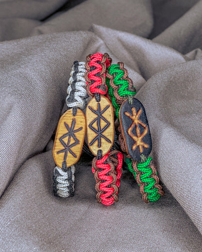 Apsaugos Vikingų runų apyrankė