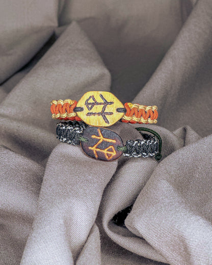 Išminties Vikingų runų apyrankė