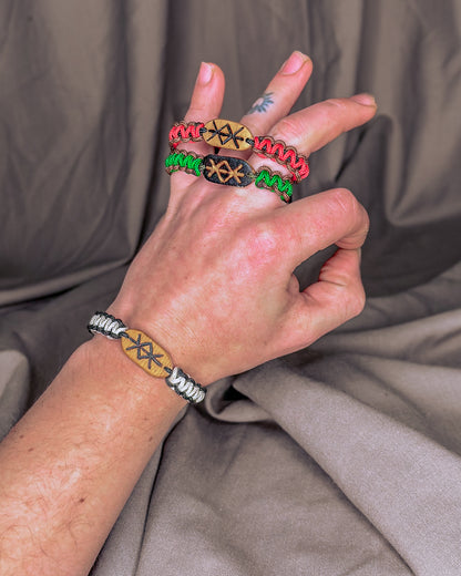 Apsaugos Vikingų runų apyrankė