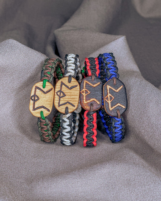 Rizikos Vikingų runų apyrankė