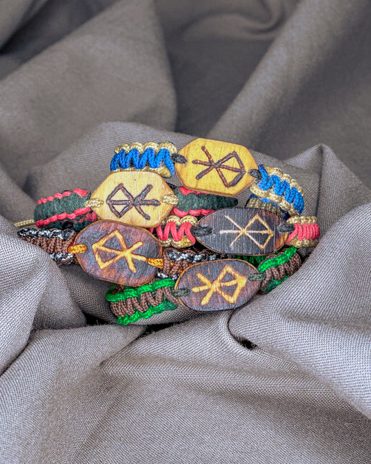 Drąsos Vikingų runų apyrankė