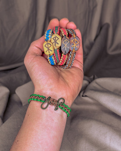 Drąsos Vikingų runų apyrankė